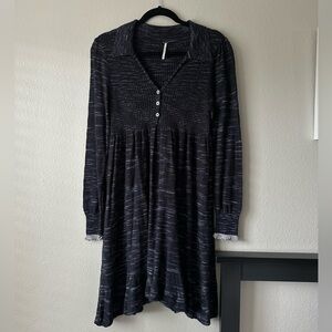 Free People Rain or Shine Sweater Dress Medium